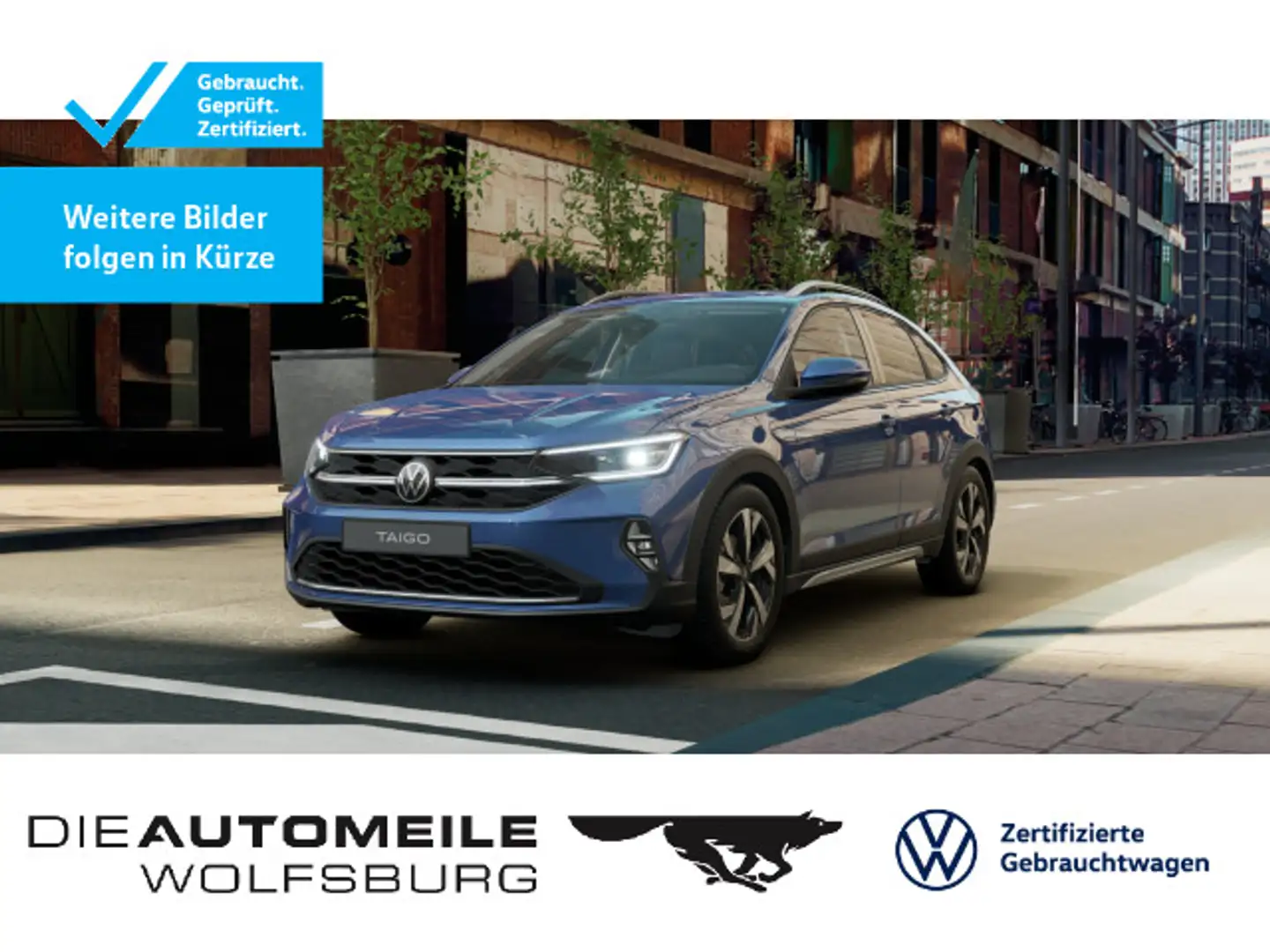 Volkswagen Taigo 1.5 TSI DSG Style Matrix/ACC/Beats Blau - 1