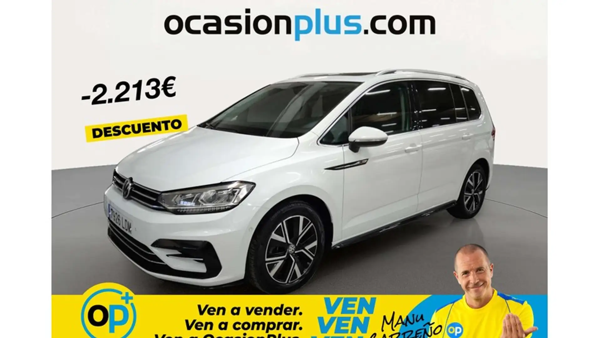 Volkswagen Touran 1.5 TSI EVO Sport DSG7 110kW Blanco - 1
