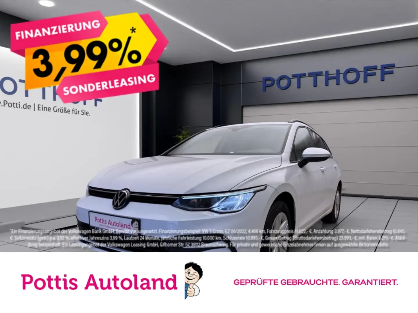 Volkswagen Golf Variant 2.0 TDI DSG LIFE AHK NAVI KAMERA LED Weiß - 1