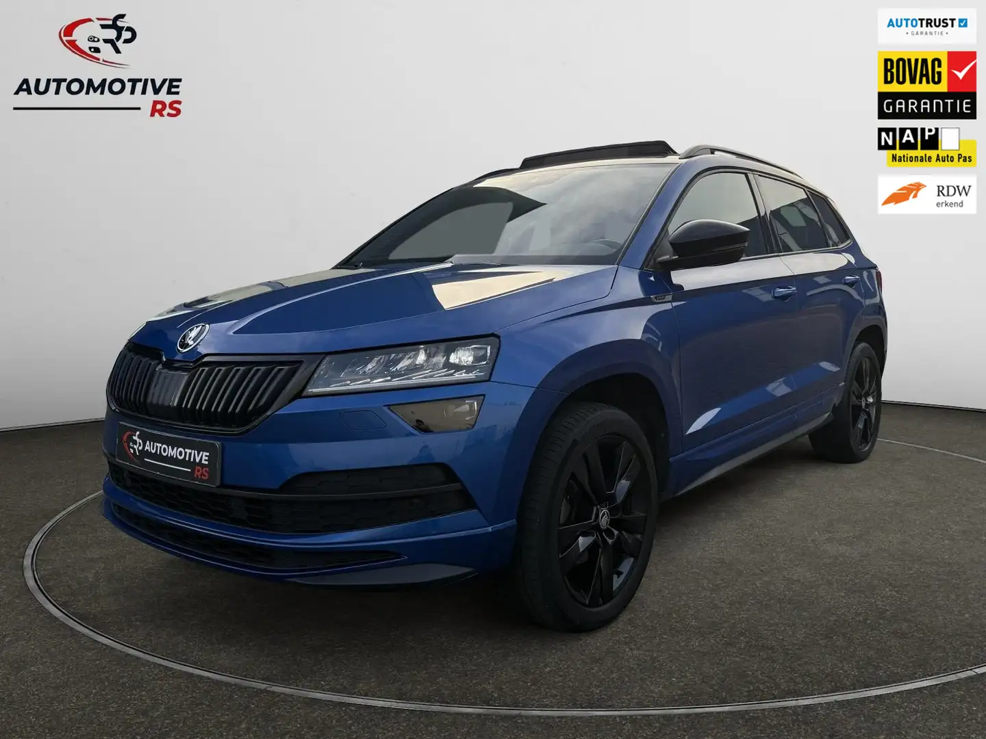 Skoda Karoq 1.5 TSI ACT Sportline Business|Pano Trekhaak Deale Albastru - 1