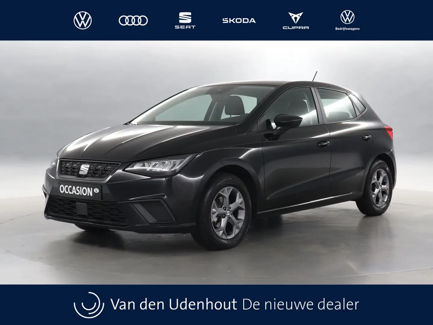 SEAT Ibiza 1.0 MPI 80pk Reference / Navigatie via App Commect Noir - 1