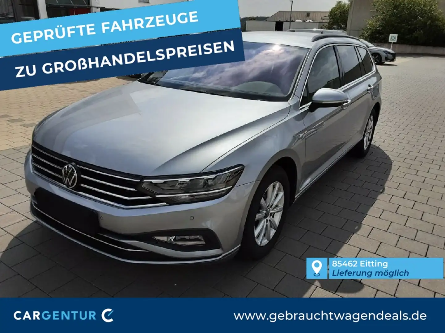 Volkswagen Passat Variant 2.0 TDI Business AHK ACC LED Zilver - 1
