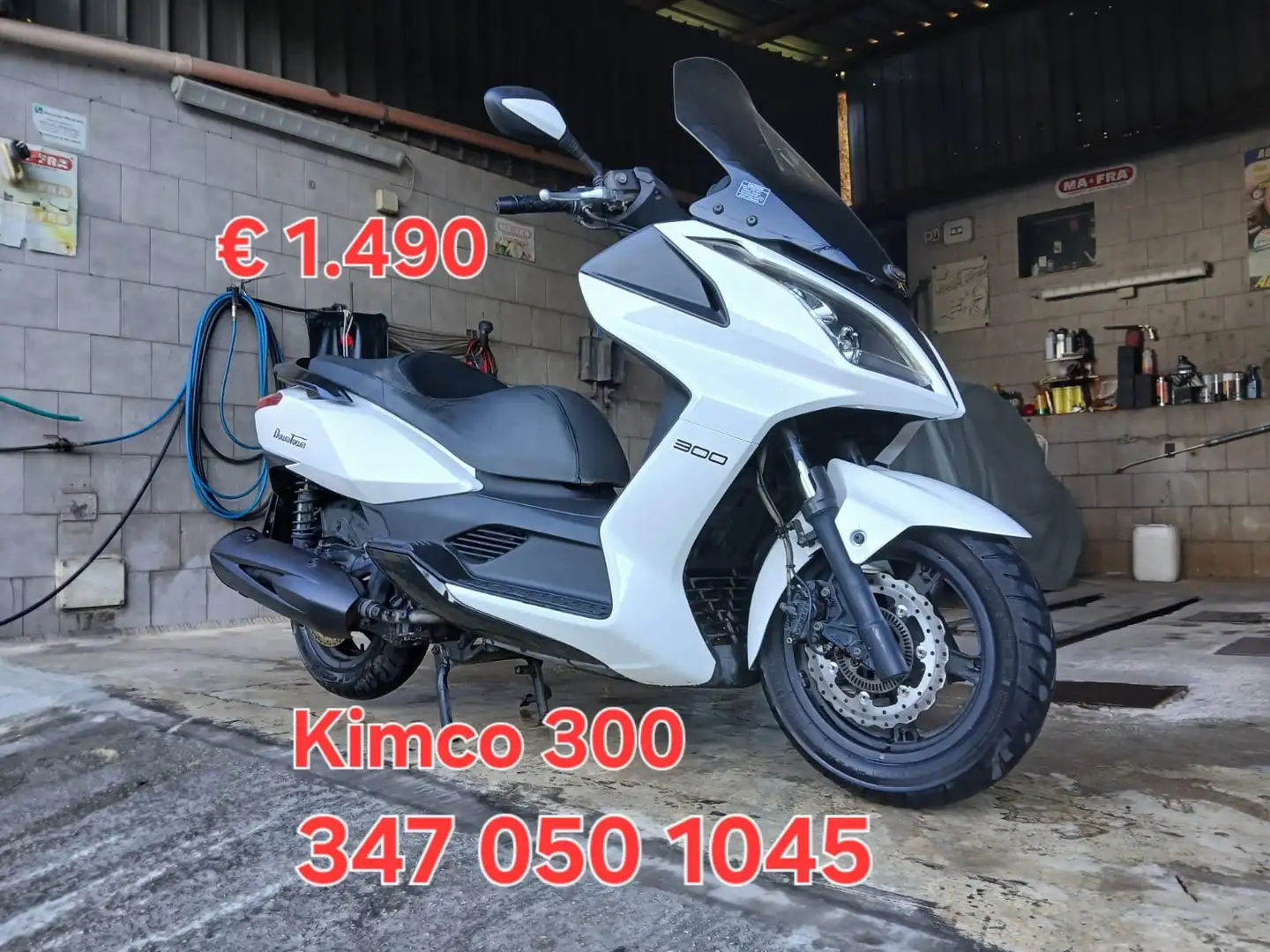 Kymco Downtown 300i Blanc - 1