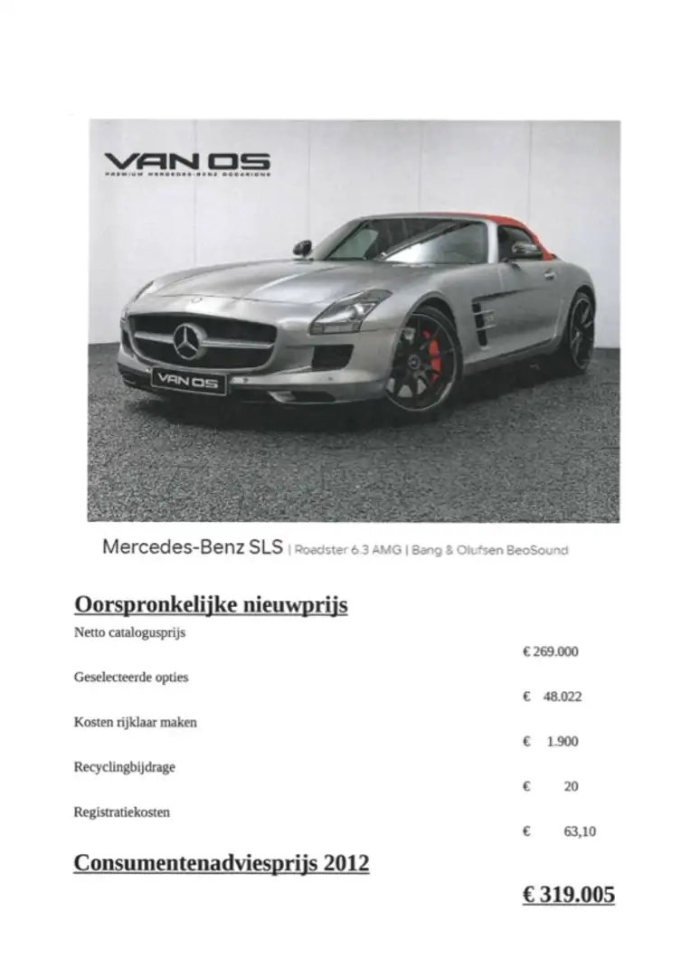 Mercedes-Benz SLS Roadster 6.3 AMG | Bang & Olufsen BeoSound Gris - 2