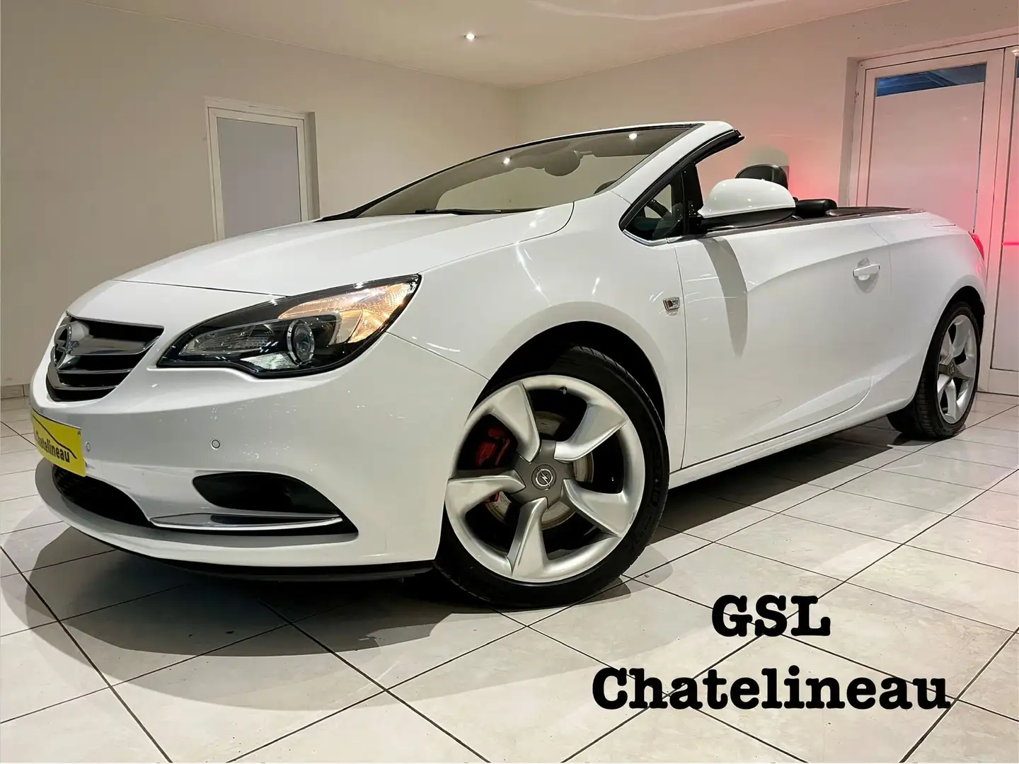 Opel Cascada 1.4Turbo 120cv Blanc Cabriolet Navi/Cruise/Camera Blanc - 1