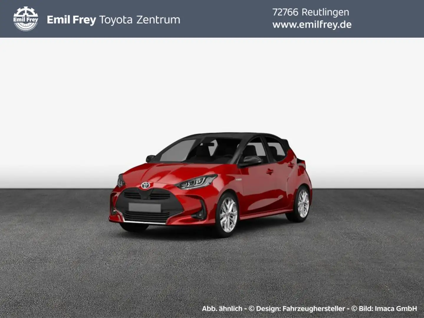 Toyota Yaris 1.0 VVT-i Comfort Rouge - 1
