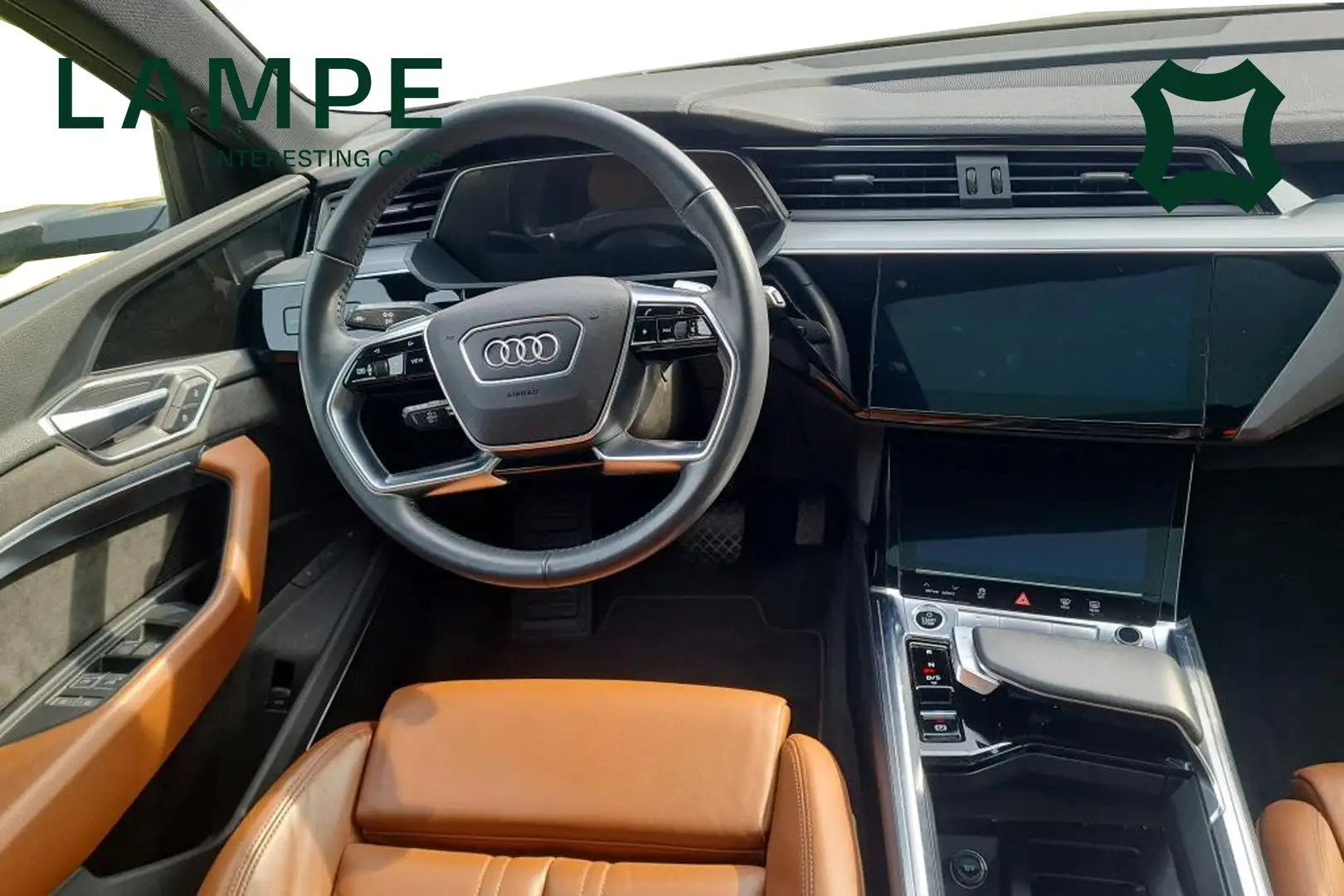 Audi e-tron 55 Quattro Advanced Goodwood Green Pano B&O Verde - 2