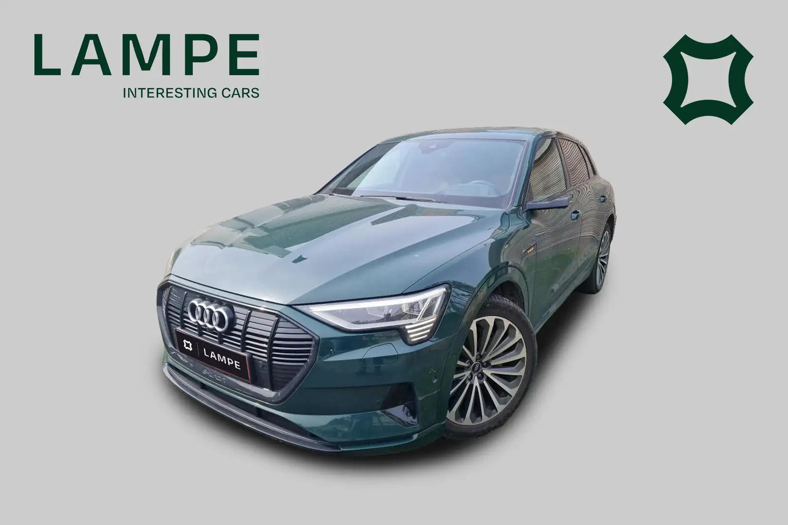 Audi e-tron 55 Quattro Advanced Goodwood Green Pano B&O Verde - 1