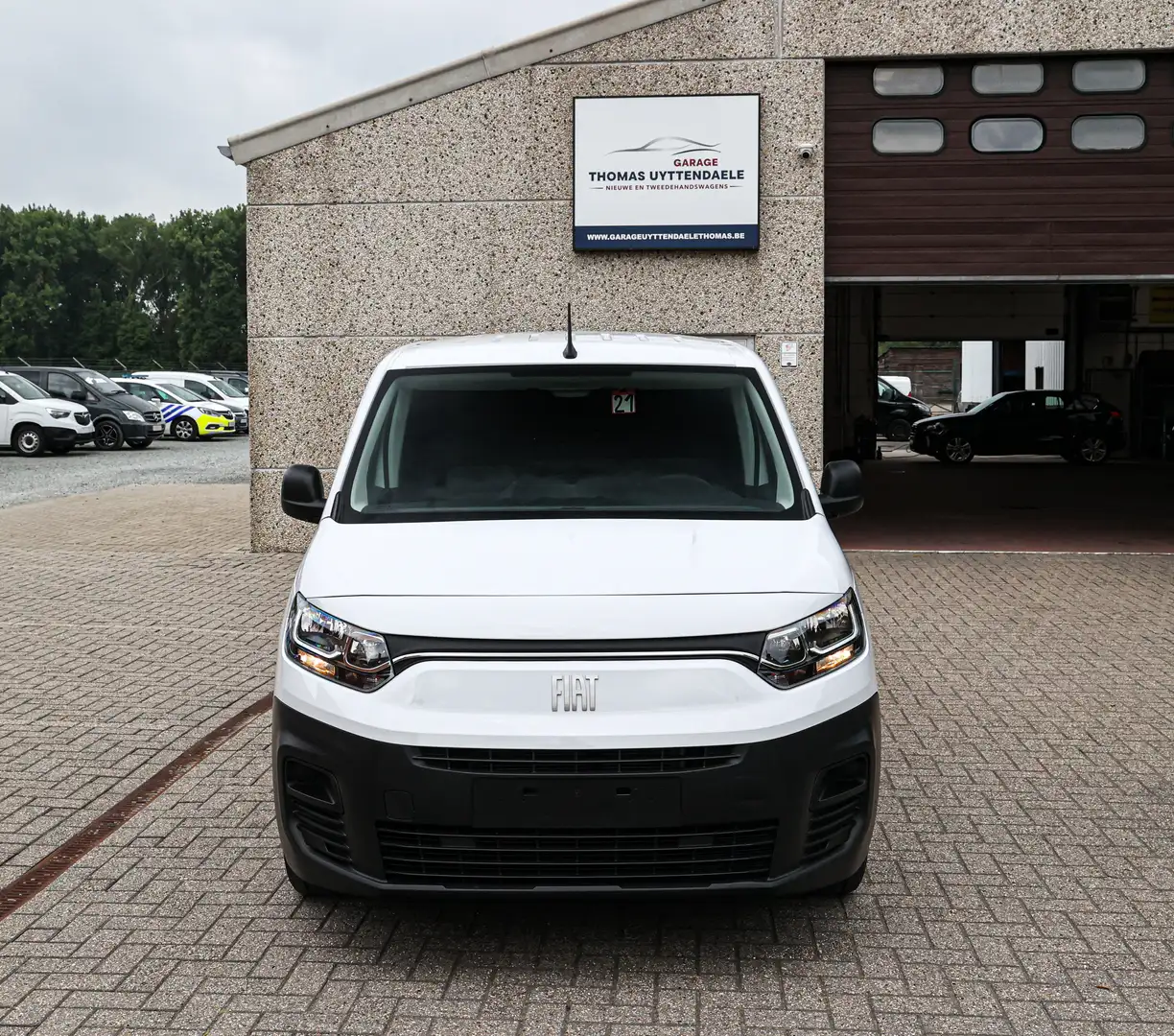 Fiat Doblo SLECHTS-9500KM!*CRUISE-CONTROLE*AIRCO*SCHUIFDEUR* Blanc - 2