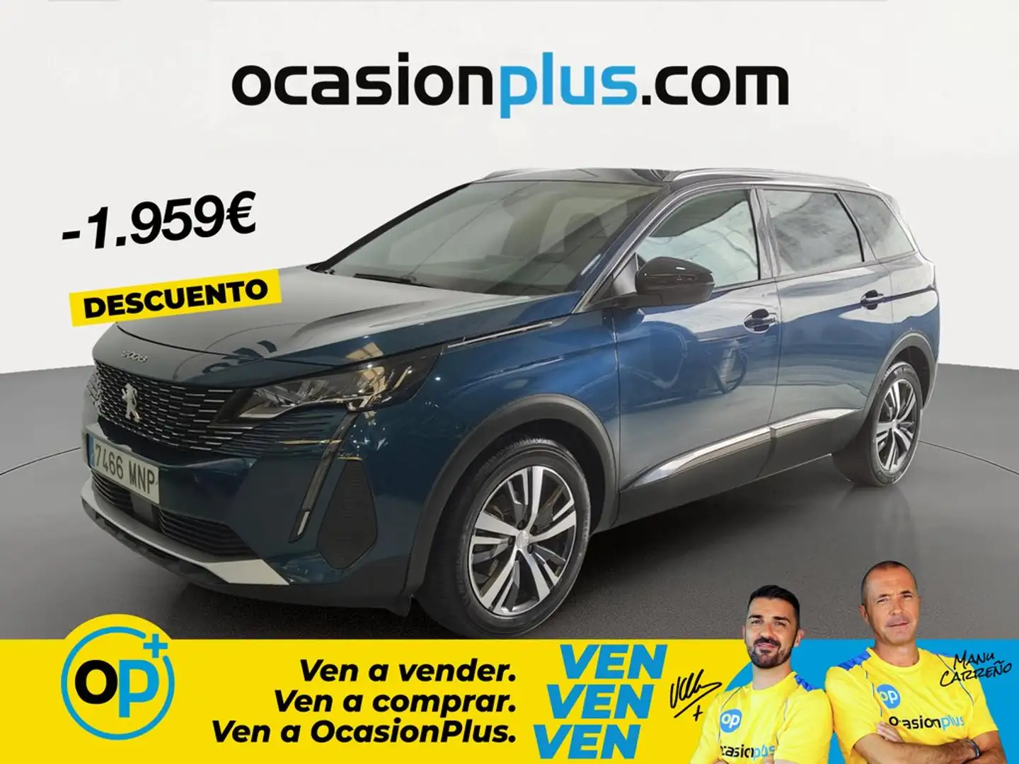 Peugeot 5008 Hybrid Allure Pack 136 eDCS6 Azul - 1