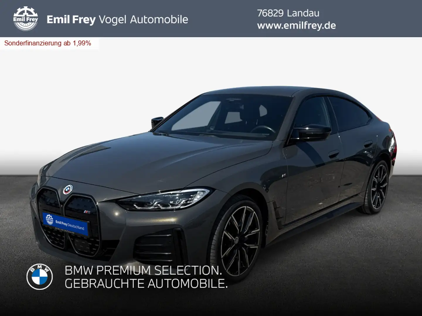 BMW i4 M50 Gran Coupe, SGZ, LRH, FLA Grau - 1