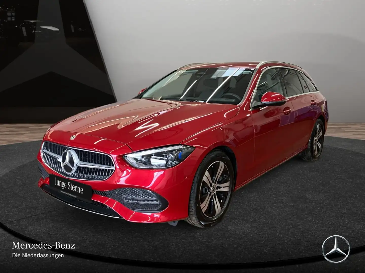 Mercedes-Benz C 200 T AVANTG+360+TOTW+KEYLESS+9G Rot - 2