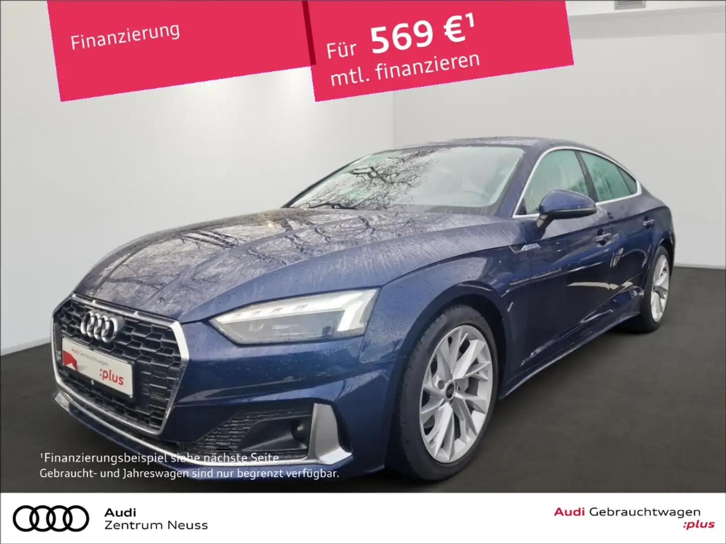 Audi A5 Sportback advanced 40 TDI MATRIX-LED CARPLAY SPORT Blau - 1