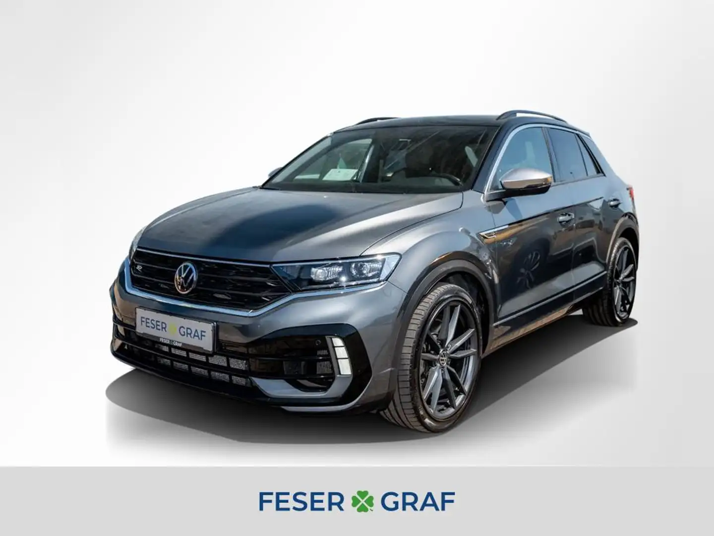 Volkswagen T-Roc R 2.0TSI DSG 4M LED/ACC/NAVI/SHZ/AHK Grau - 1