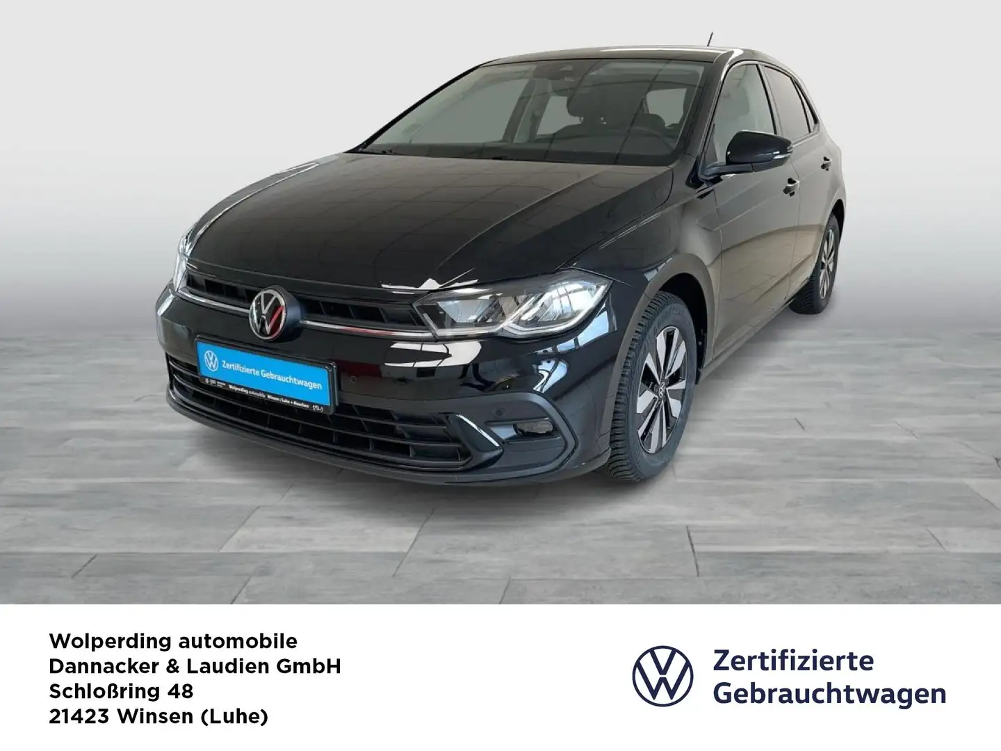 Volkswagen Polo 1.0 TSI DSG Goal Bluetooth Navi LED Klima Noir - 1