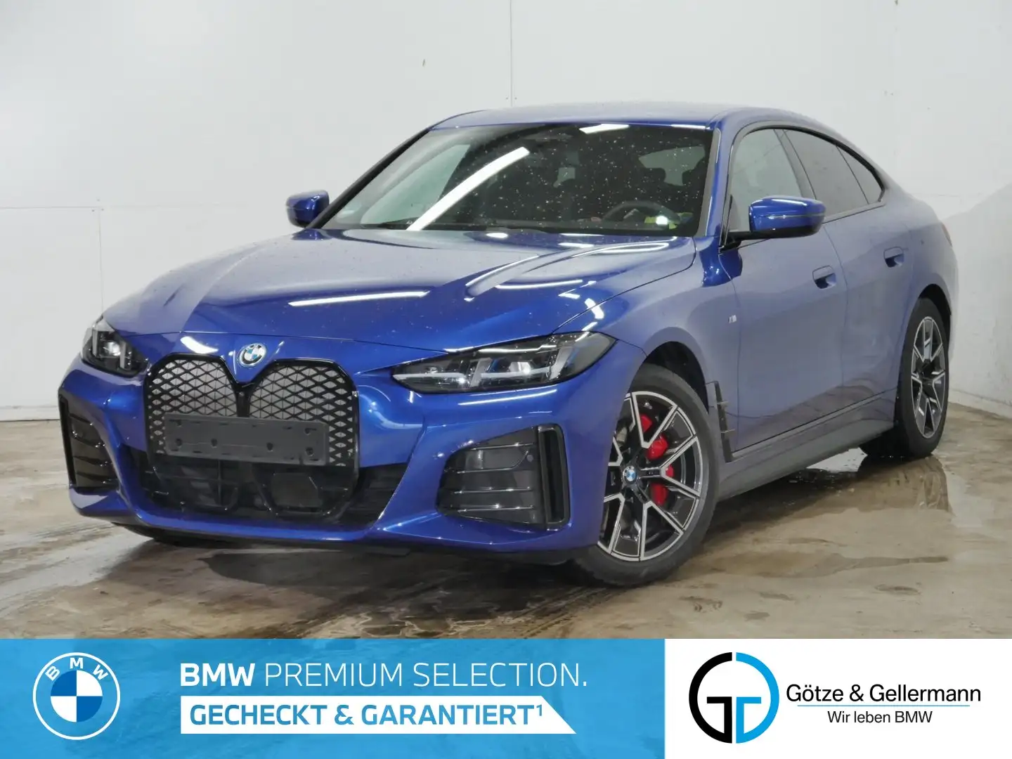 BMW i4 xDrive40 M Sport PRO //HeadUp H&K FACELIFT Blau - 1