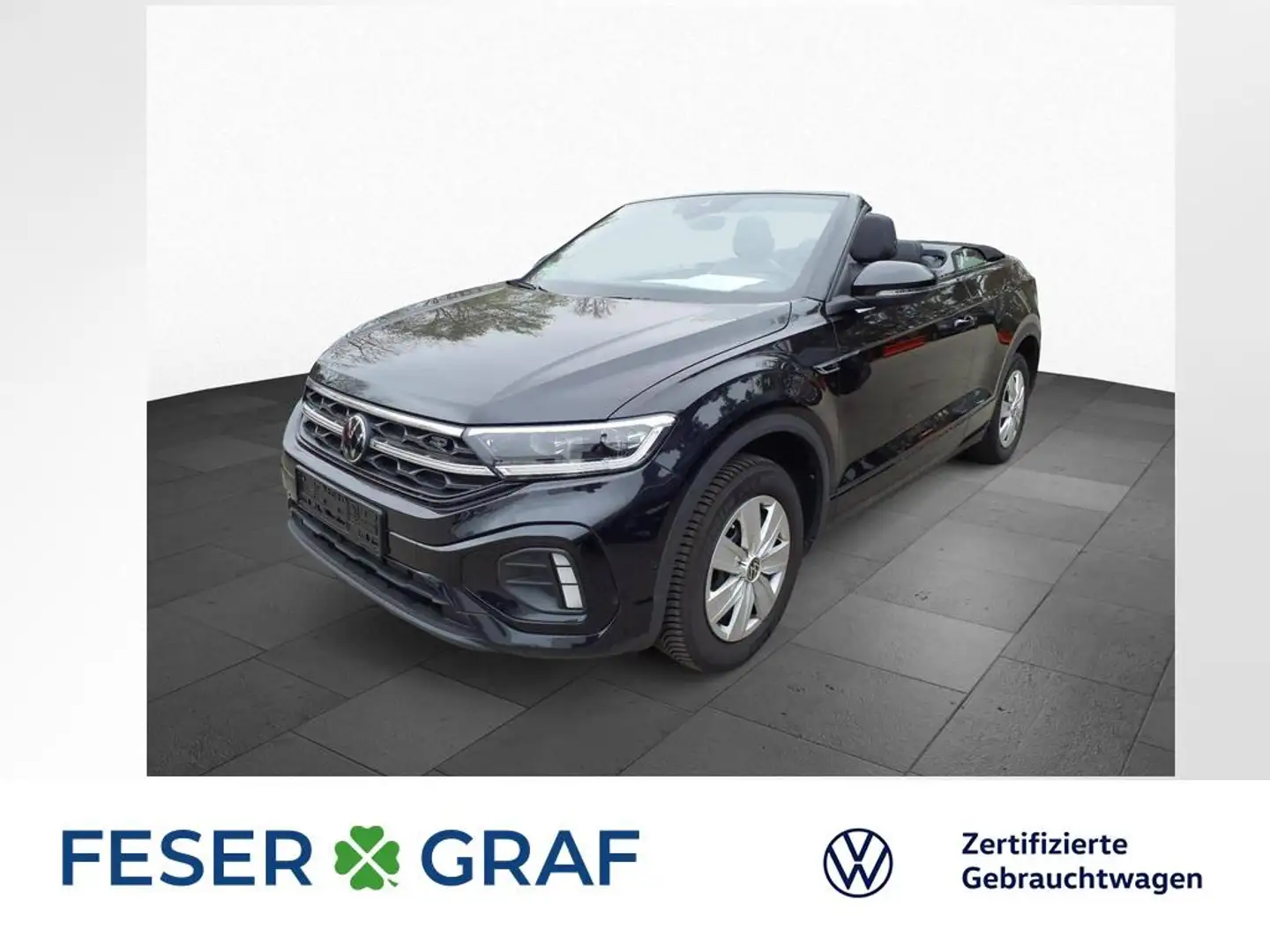 Volkswagen T-Roc Cabriolet 1.5 TSI DSG R-Line BLACK NAVI Schwarz - 1