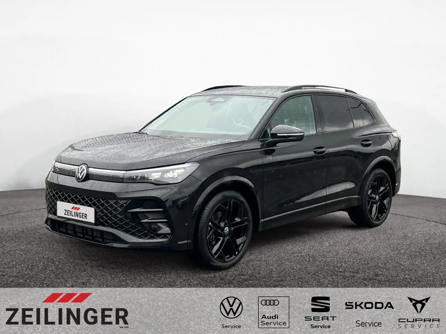 Volkswagen Tiguan R-Line eTSI DSG|AHK|20"|NAVI|BLACKS|NEU-M Schwarz - 1