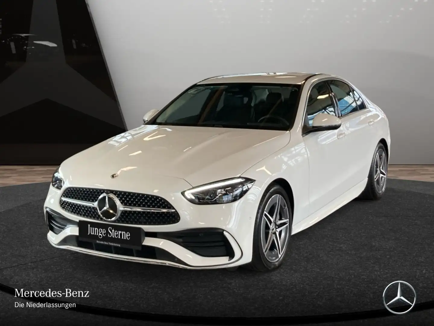 Mercedes-Benz C 180 AMG+LED+KAMERA+TOTW+KEYLESS+9G Weiß - 2