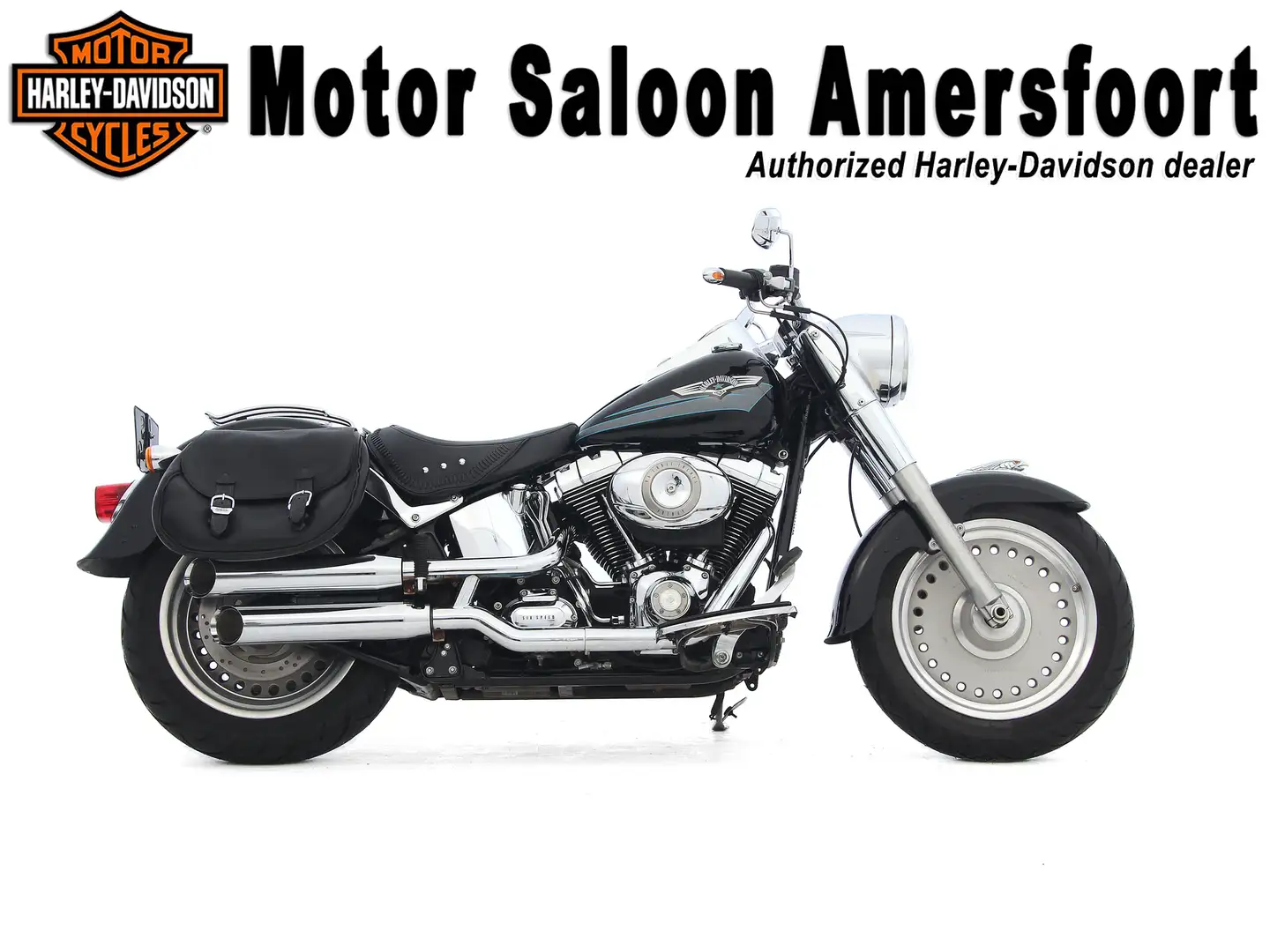 Harley-Davidson Fat Boy FLSTF SOFTAIL FATBOY Zwart - 1
