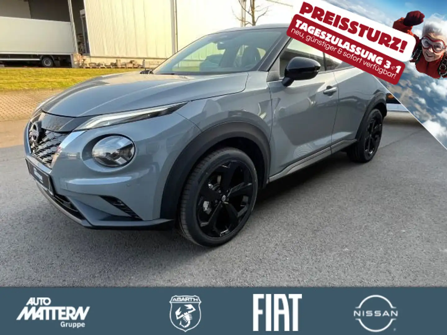 Nissan Juke 1.6 Hybrid Tekna,LED,Navi,ProPilot,BOSE Grigio - 1