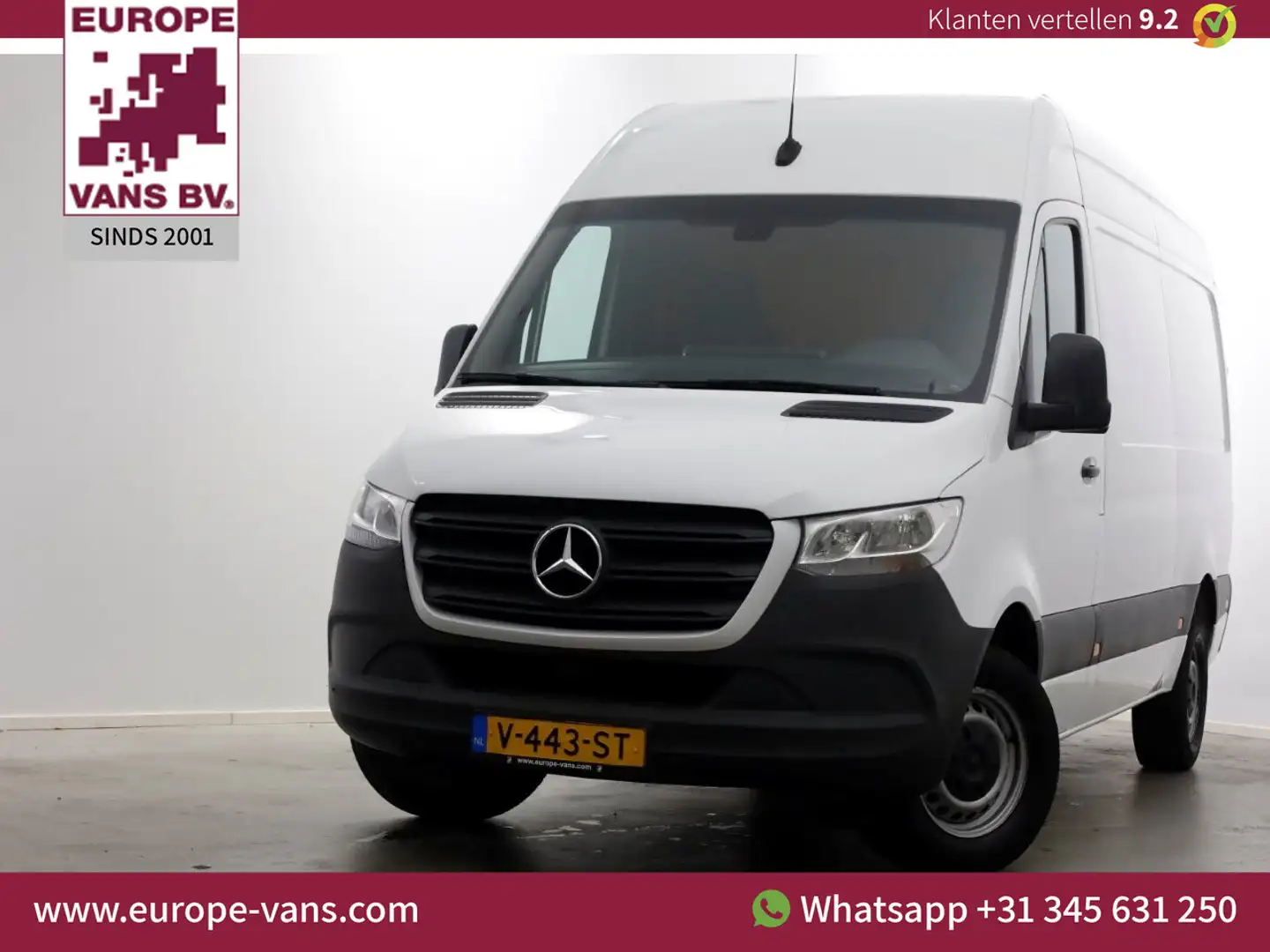 Mercedes-Benz Sprinter 316 CDI 163pk E6 RWD L2H2 Airco/Camera/Trekhaak 28 Weiß - 1