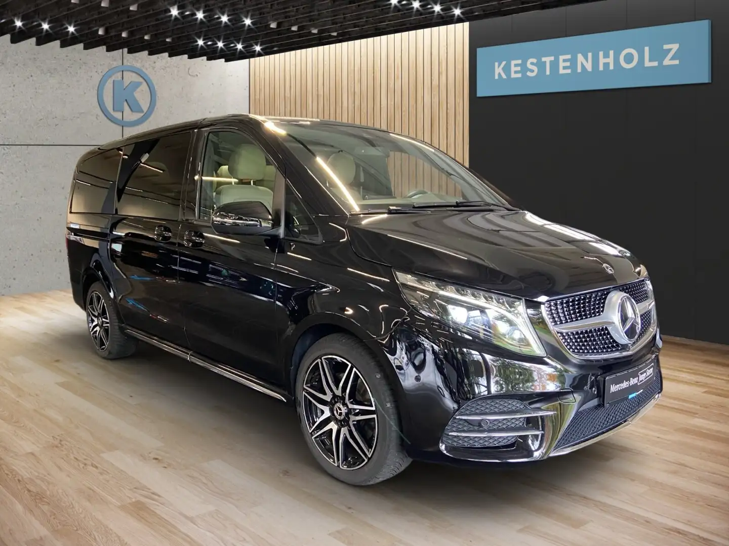 Mercedes-Benz V 300 V 300d 4M EXCLUSIVE Lang AMG*360°KAM*PANO*AIRMAT Schwarz - 2