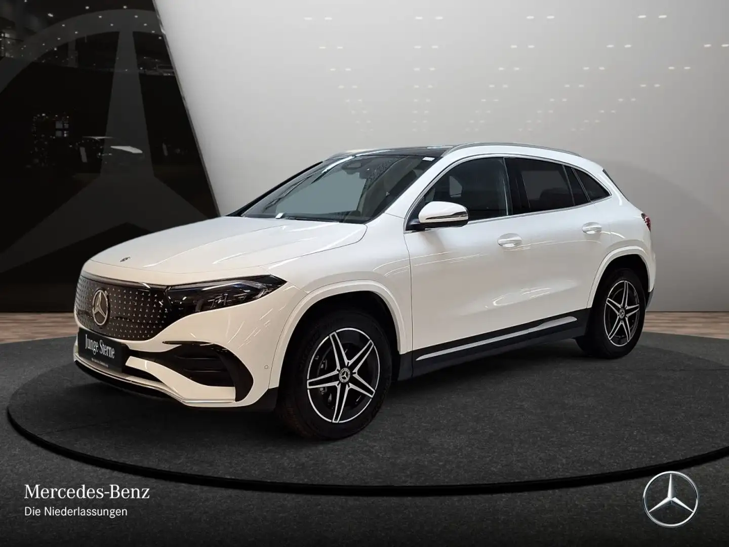 Mercedes-Benz EQA 350 4M AMG+ADVANCED+AHK+PANO+KAMERA+MEMORY Weiß - 2