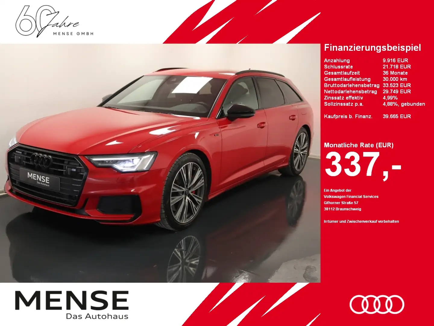 Audi A6 Avant 55 TFSI e quattro S tronic sport |AHK Rouge - 1