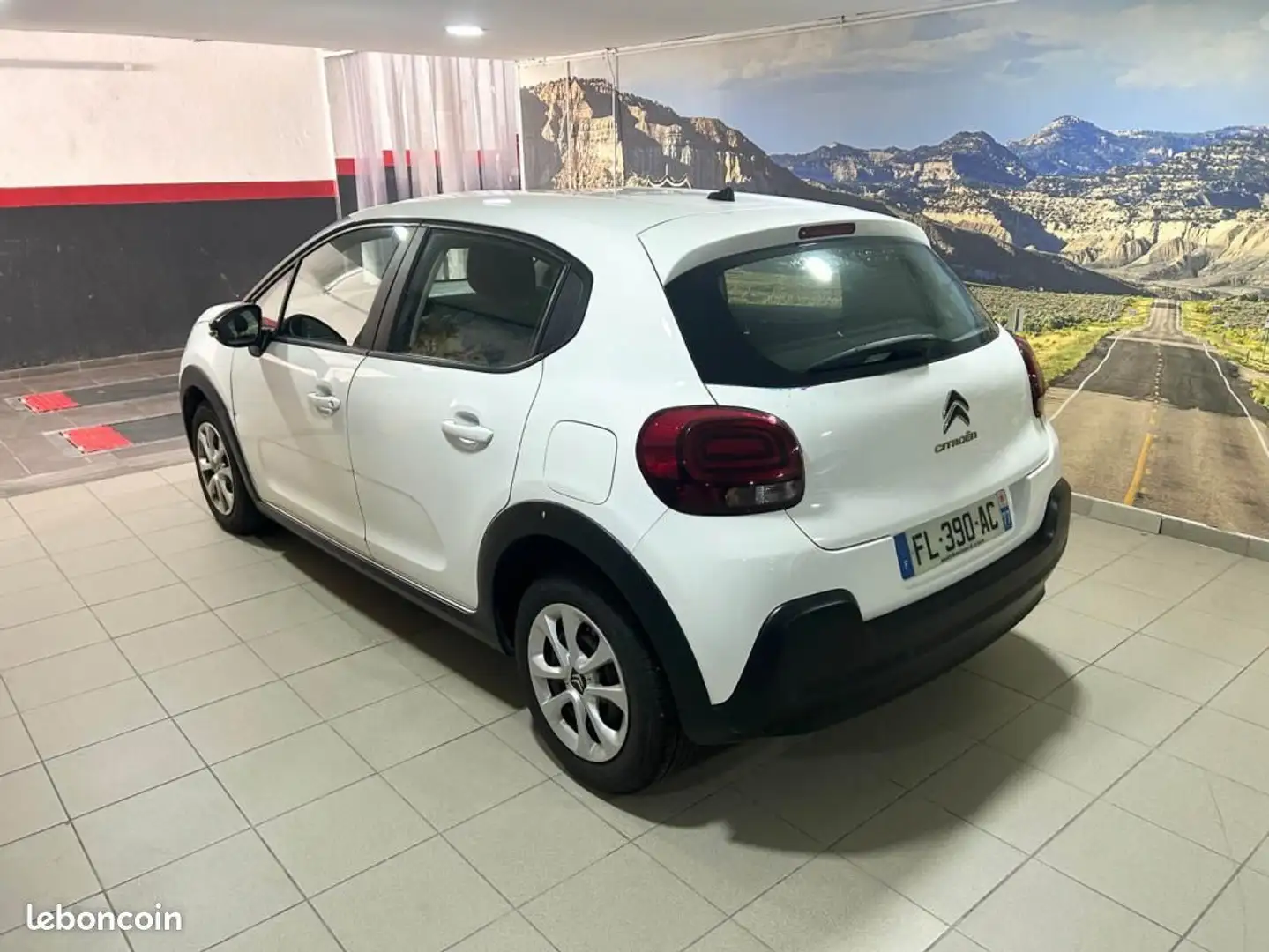 Citroen C3 Citroën SOCIETE 1.5 BLUE HDI 100 FEEL Blanc - 2