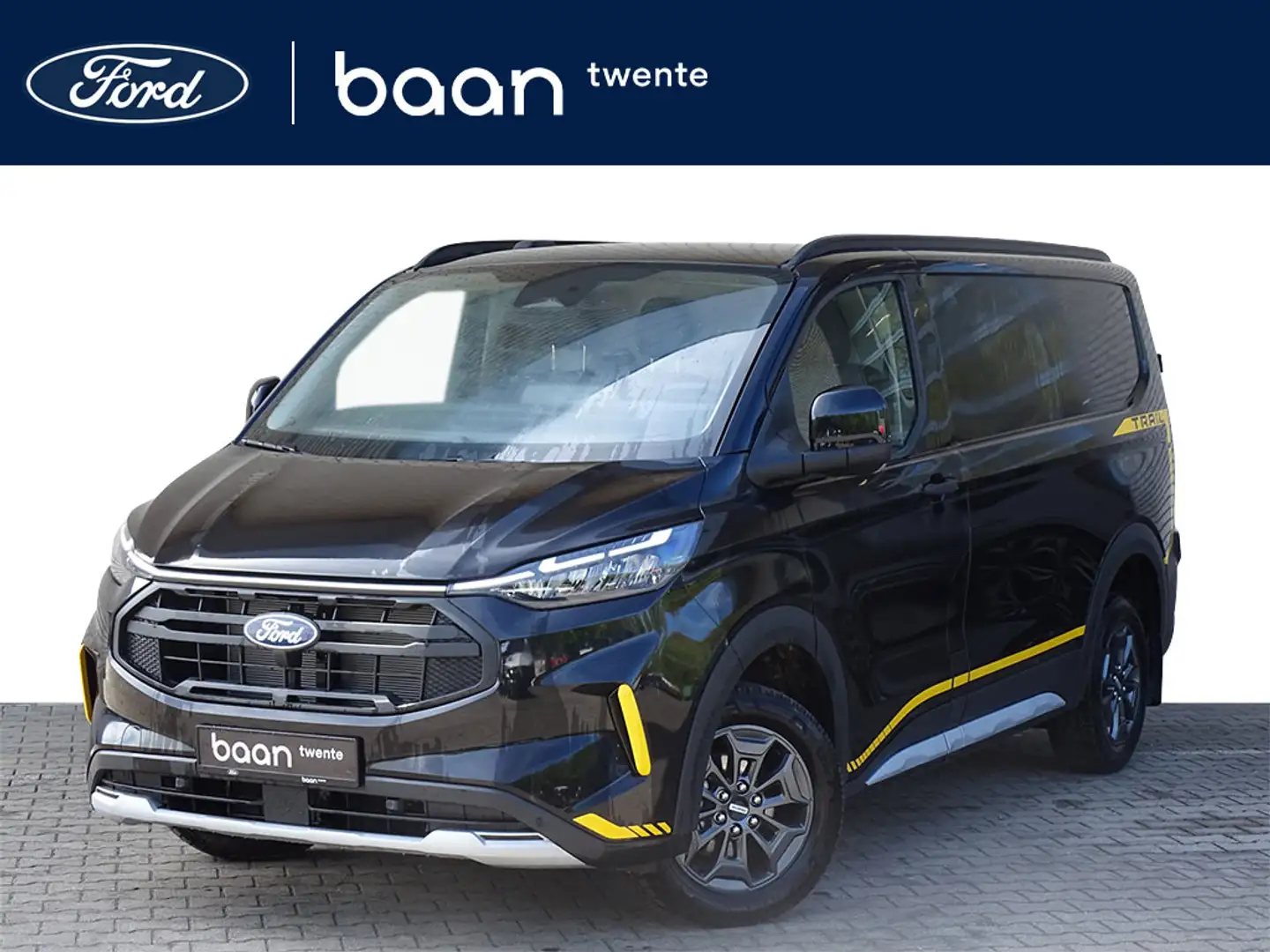 Ford Transit Custom 320 L1H1 150pk 2.0 TDCI Trail | Inklapbare trekhaa Zwart - 1