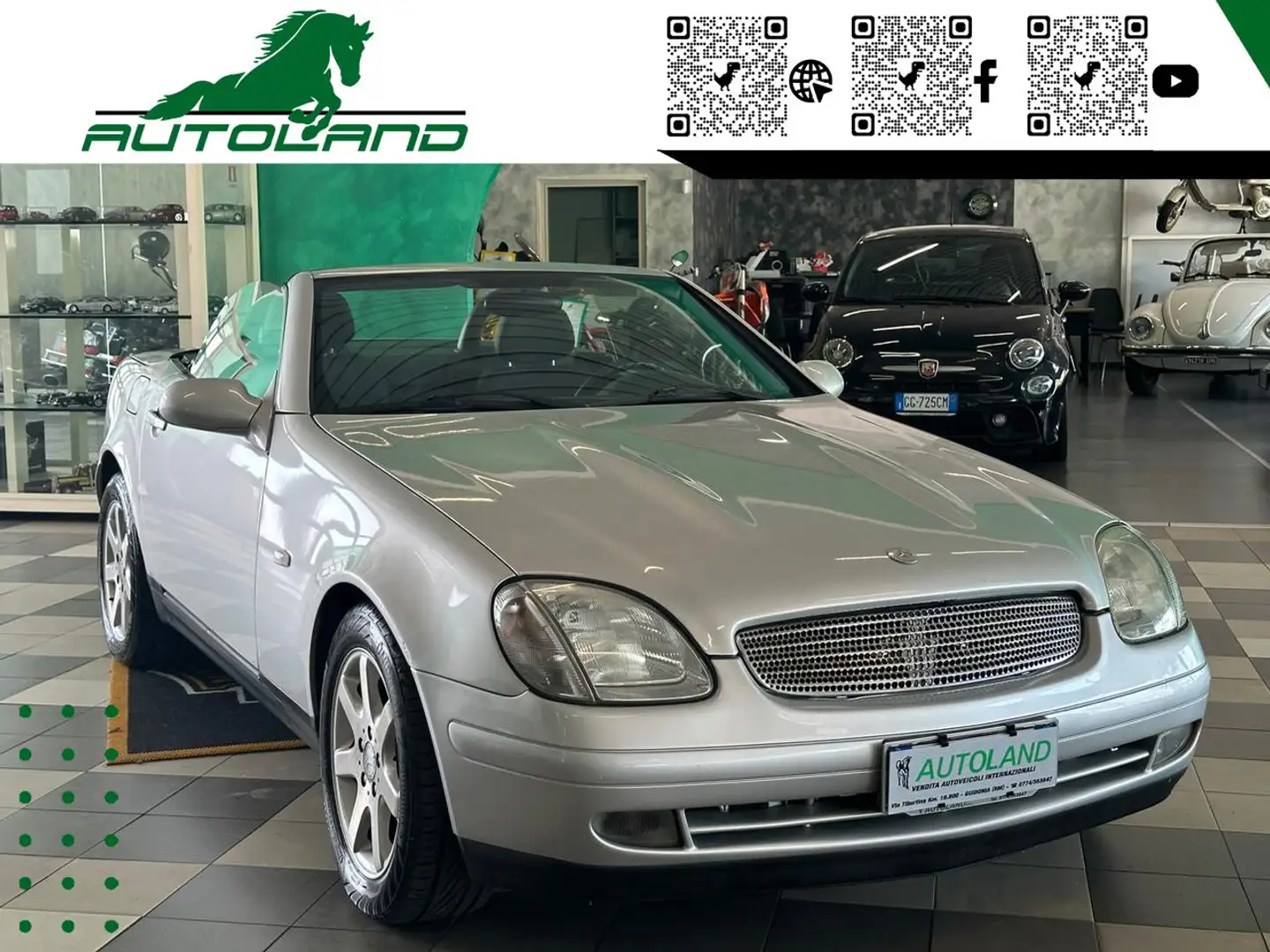 Mercedes-Benz SLK 200 cat Kompressor*Capote Revisionata*Prest.personale Gris - 2