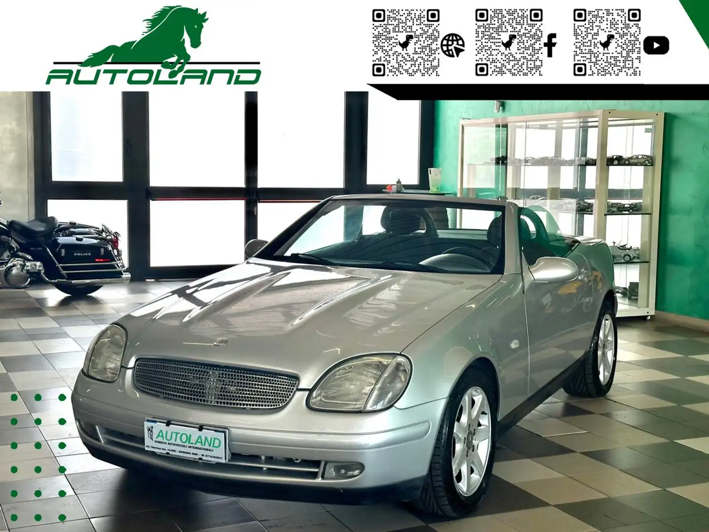 Mercedes-Benz SLK 200 cat Kompressor*Capote Revisionata*Prest.personale Gris - 1