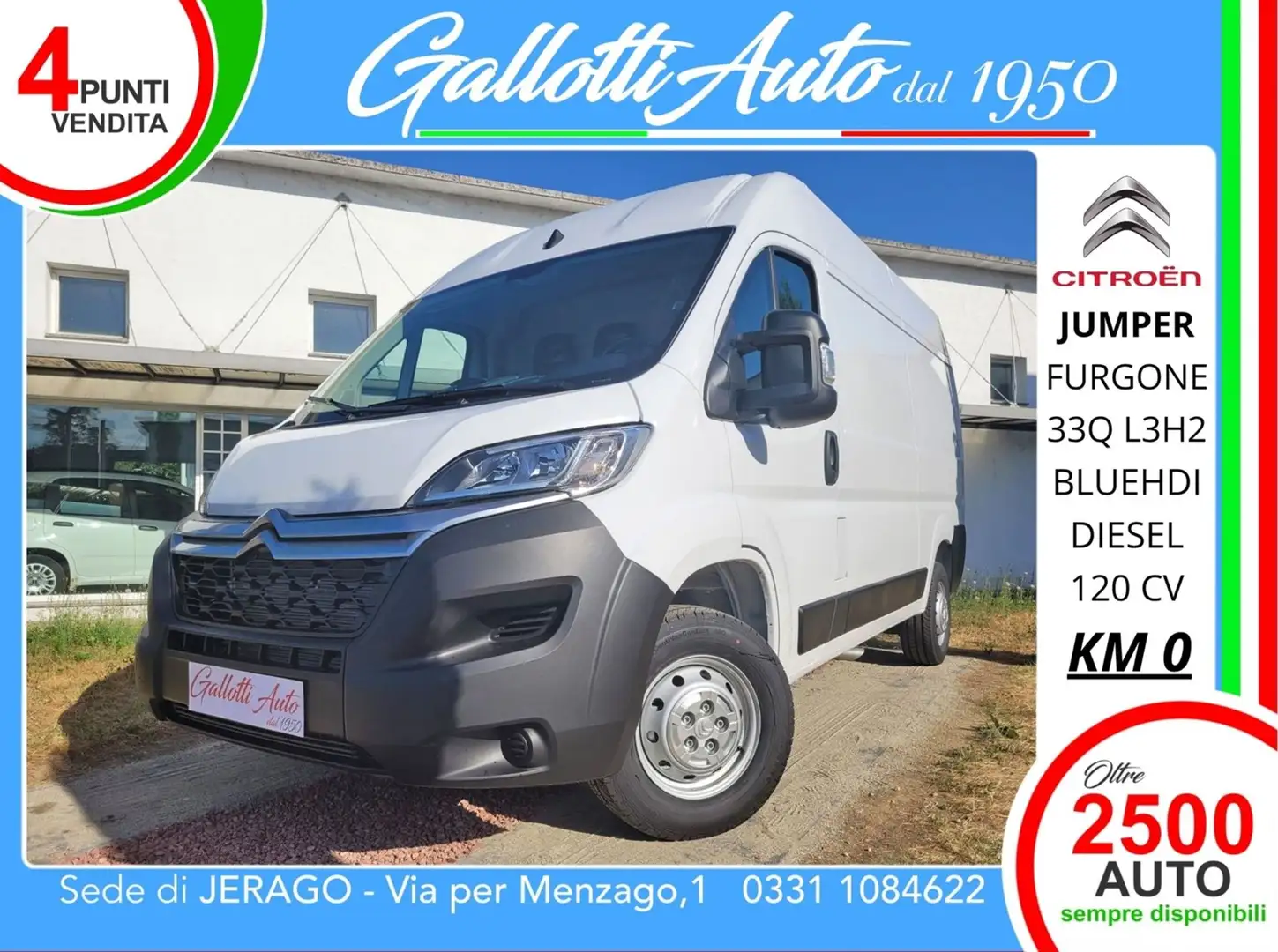 Citroen Jumper 33 L3H2 BLUEHDI 120cv+IVA Grau - 1