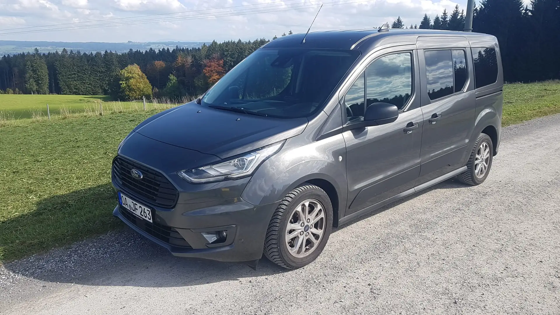 Ford Grand Tourneo Grand Tourneo 7 Sitze gepflegtes Garagenfahrzeug Grau - 1