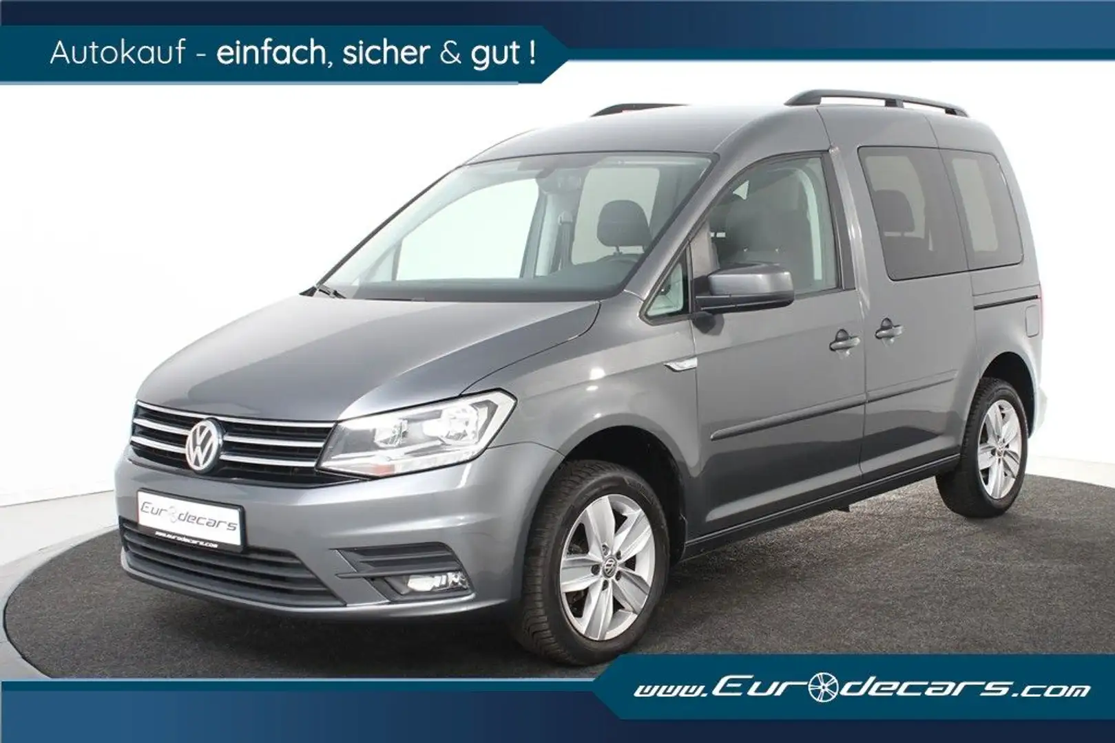 Volkswagen Caddy 1,4TSI DSG Comfortline *1.Hand*Navi* Grau - 1