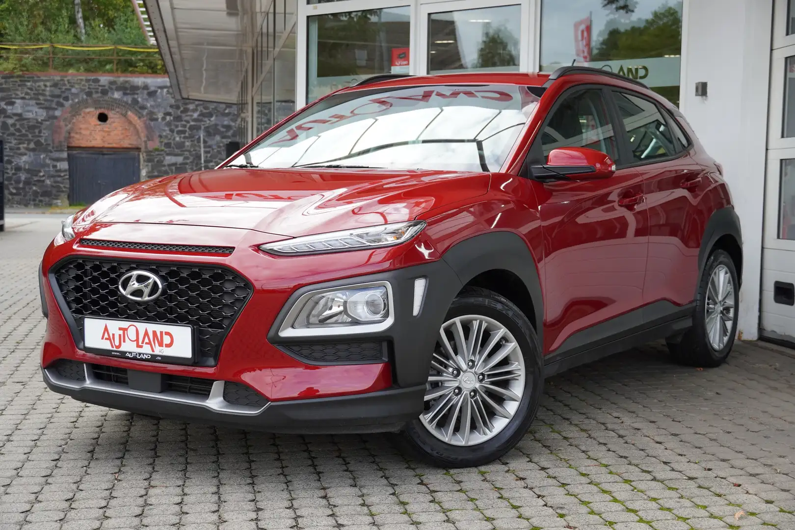 Hyundai KONA 1.0 T-GDI Pure LED Navi Kamera Sitzheizung Красный - 2