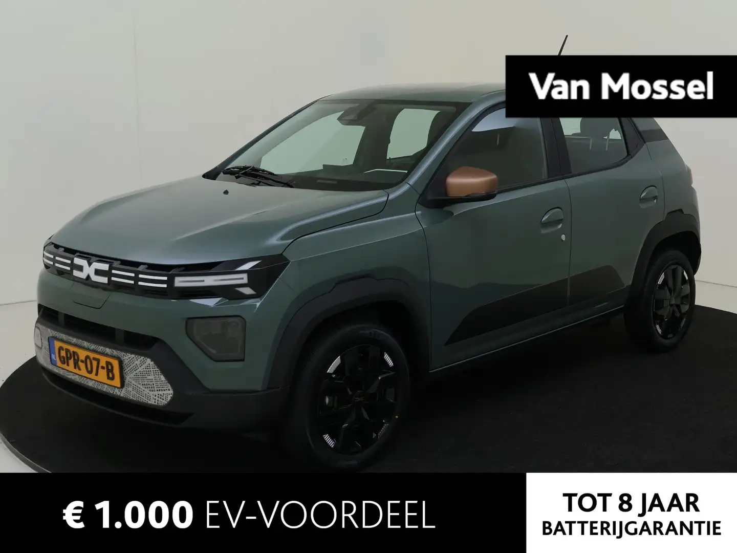 Dacia Spring Extreme 65PK 26.8 kWh | Navigatie | Airco | Cruise Groen - 1