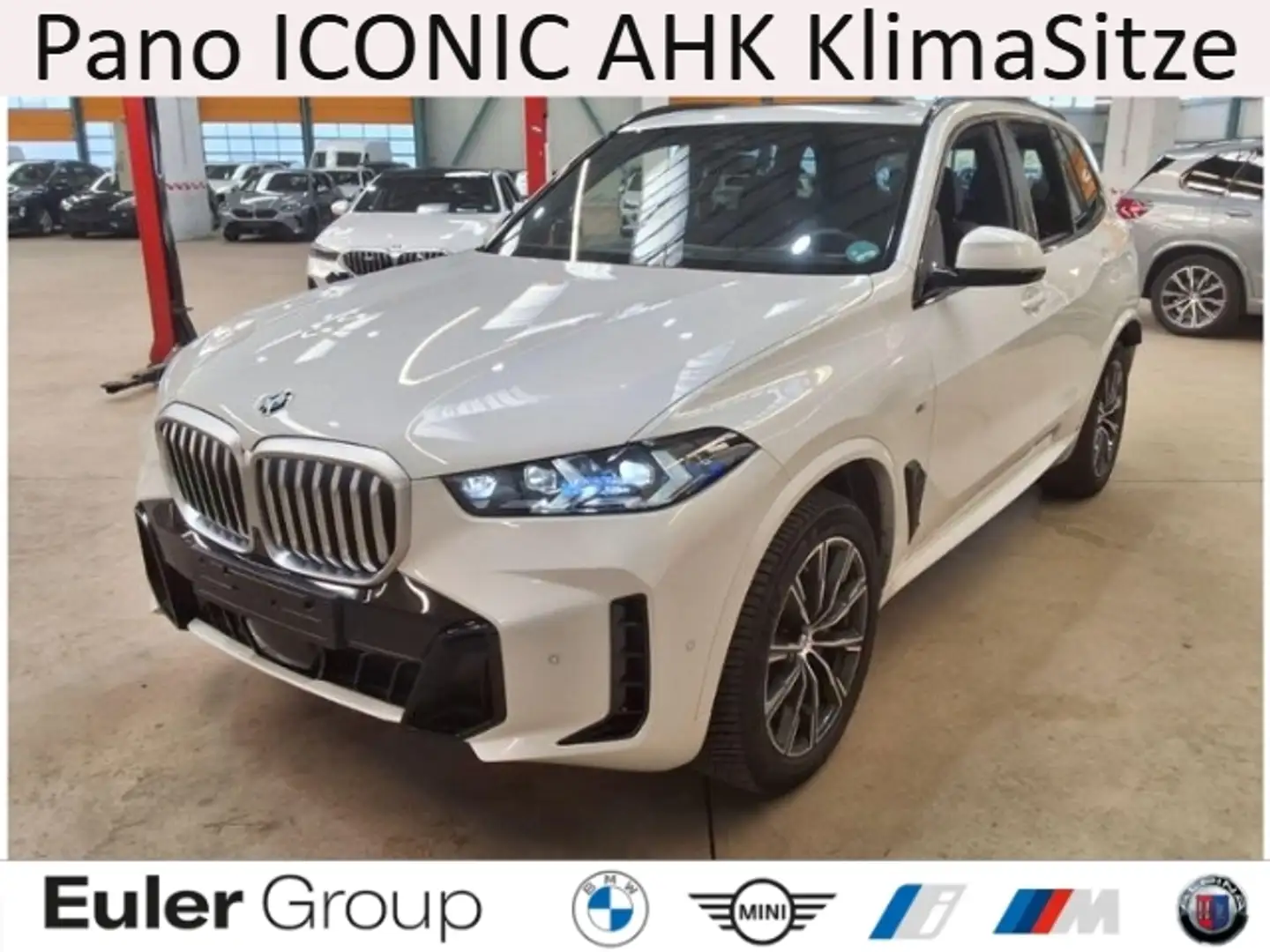 BMW X5 40i M-Sport 20'' Pano ICONIC AHK KlimaSitze ParkAs Weiß - 1