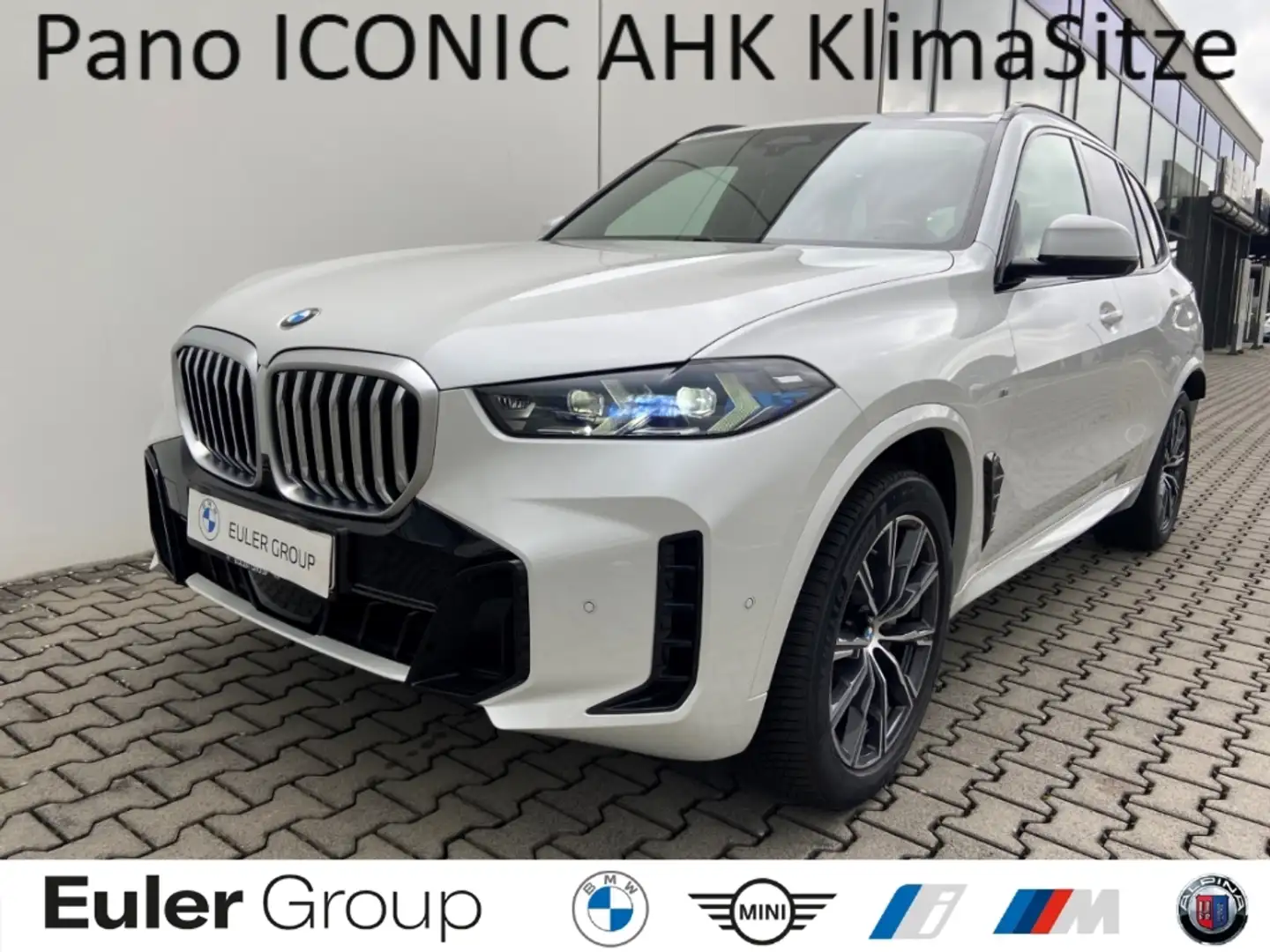 BMW X5 40i M-Sport 20'' Pano ICONIC AHK KlimaSitze ParkAs Weiß - 1