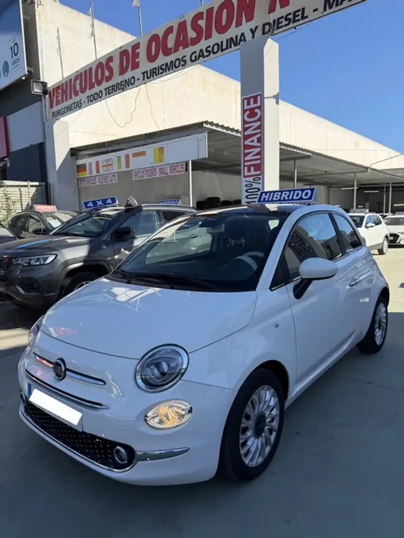 Fiat 500 1.0 Hybrid Monotrim 52kW Blanco - 1