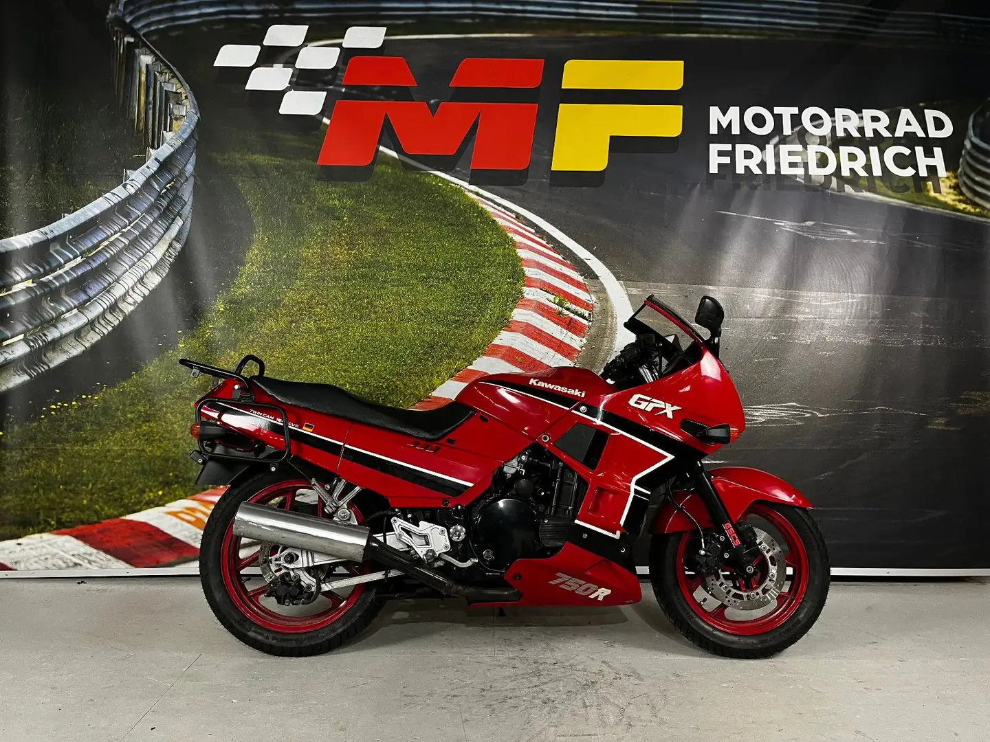 Kawasaki GPX 750 R ZX750F [NEUE REIFEN|keine GPX600R] Rot - 1