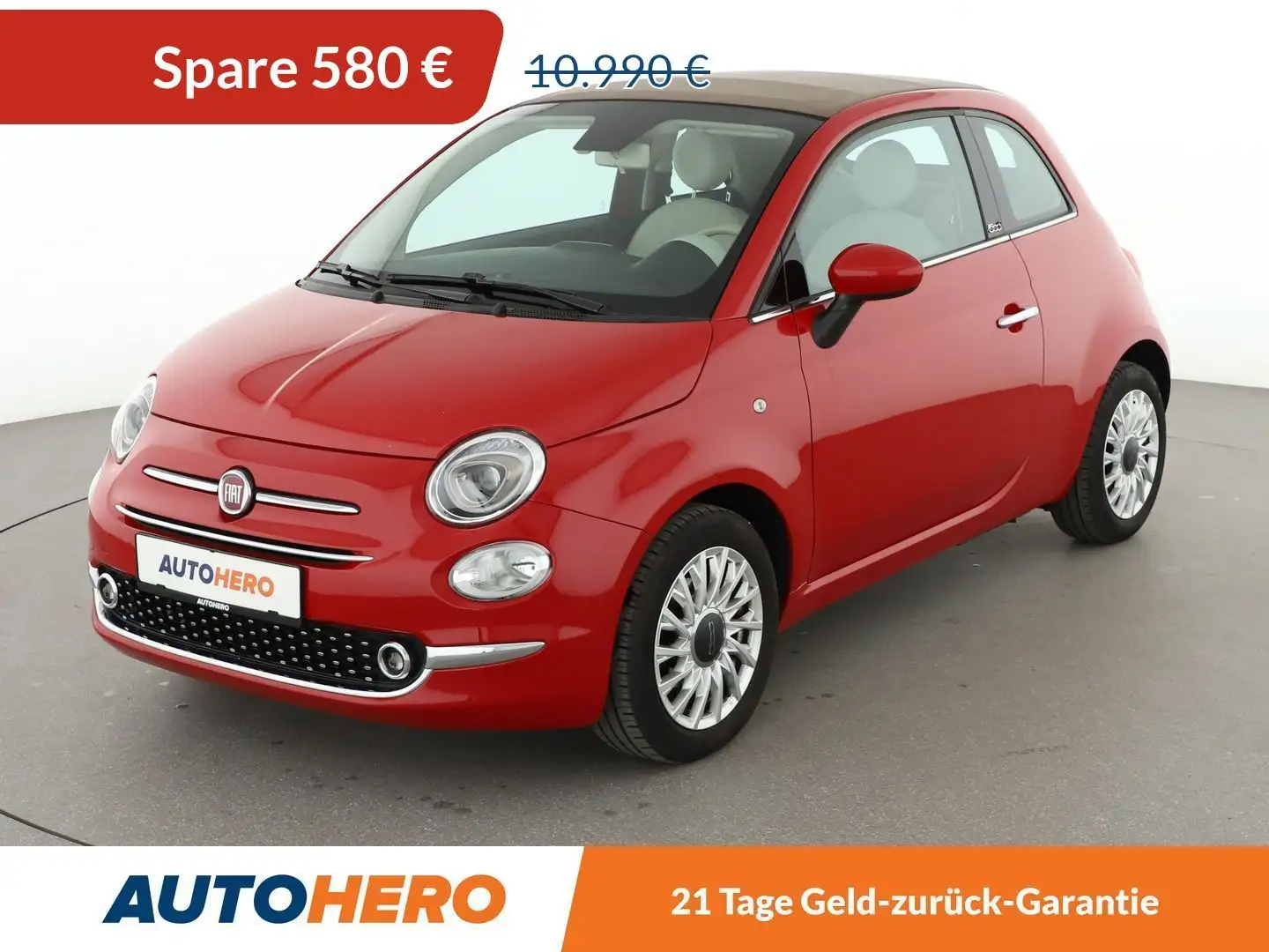 Fiat 500C 0.9 Lounge *LED*TEMPO*PDC* Rot - 1