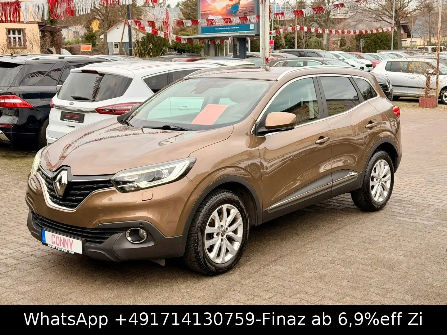 Renault Kadjar Business Edition-AUTO-NAVI-SHZG-TEMP-ALU- Brun - 1