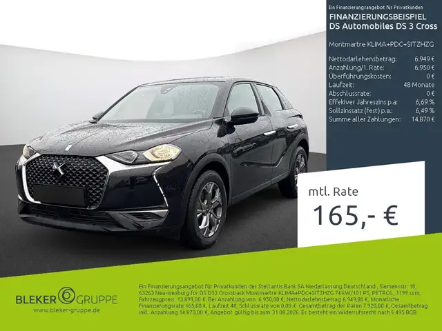 Ds Automobiles DS3 Crossback Montmartre KLIMA+PDC+SITZHZG