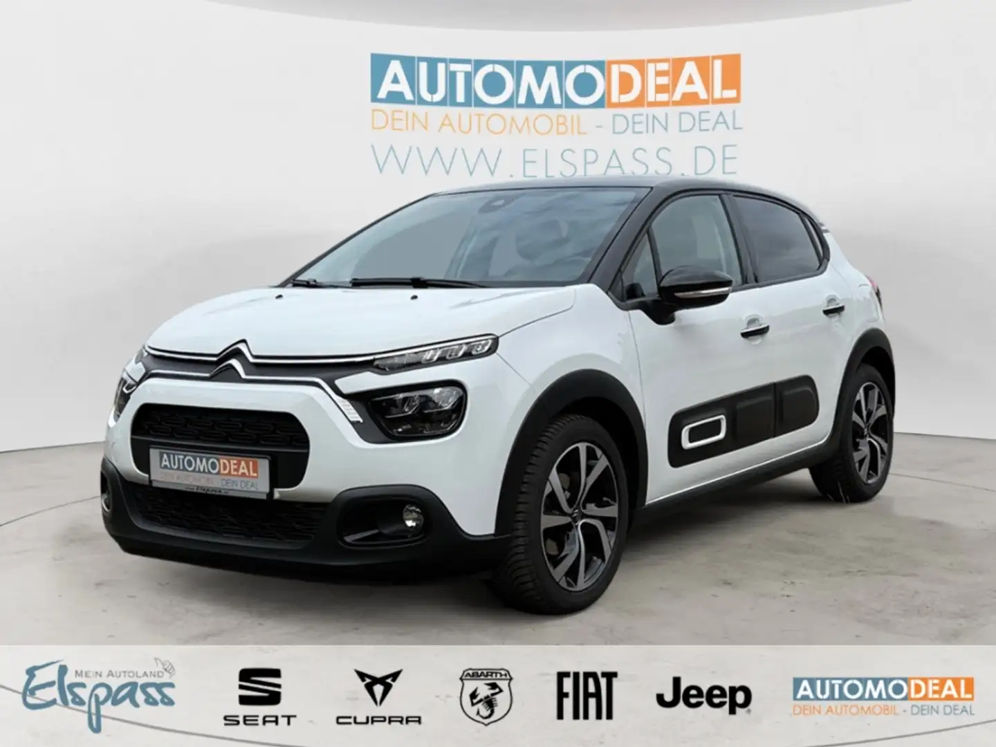 Citroen C3 Shine PureTech AUTOMATIK NAV LED KAMERA SITZ.HZG T Wit - 1