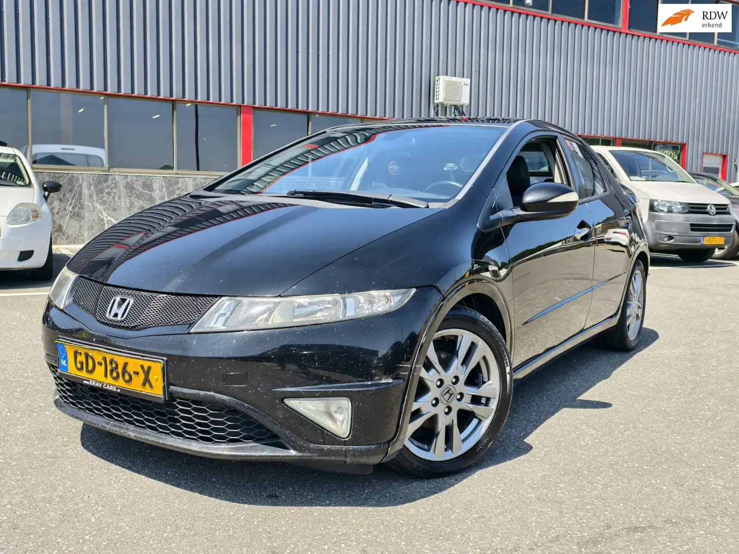 Honda Civic 2.2 CTDi Silverstone / AIRCO / NAVI / SP VLG / Negro - 1