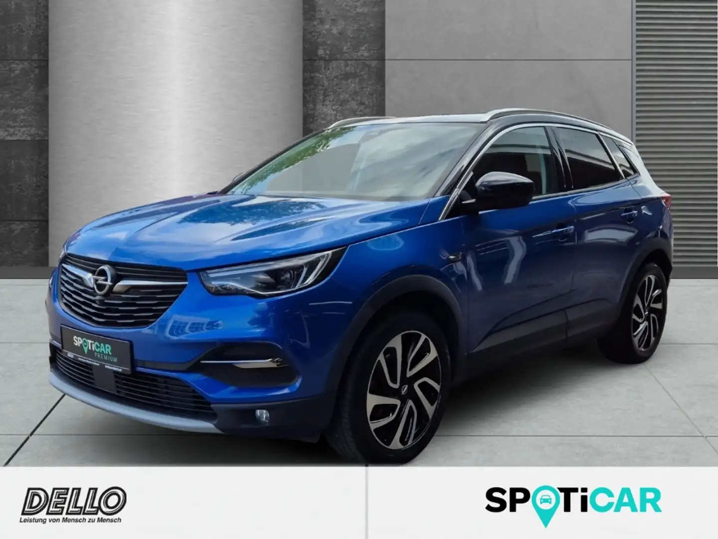 Opel Grandland X 1.2 Turbo Ultimate Navi Leder 360 Kamera Klimasitz Azul - 1