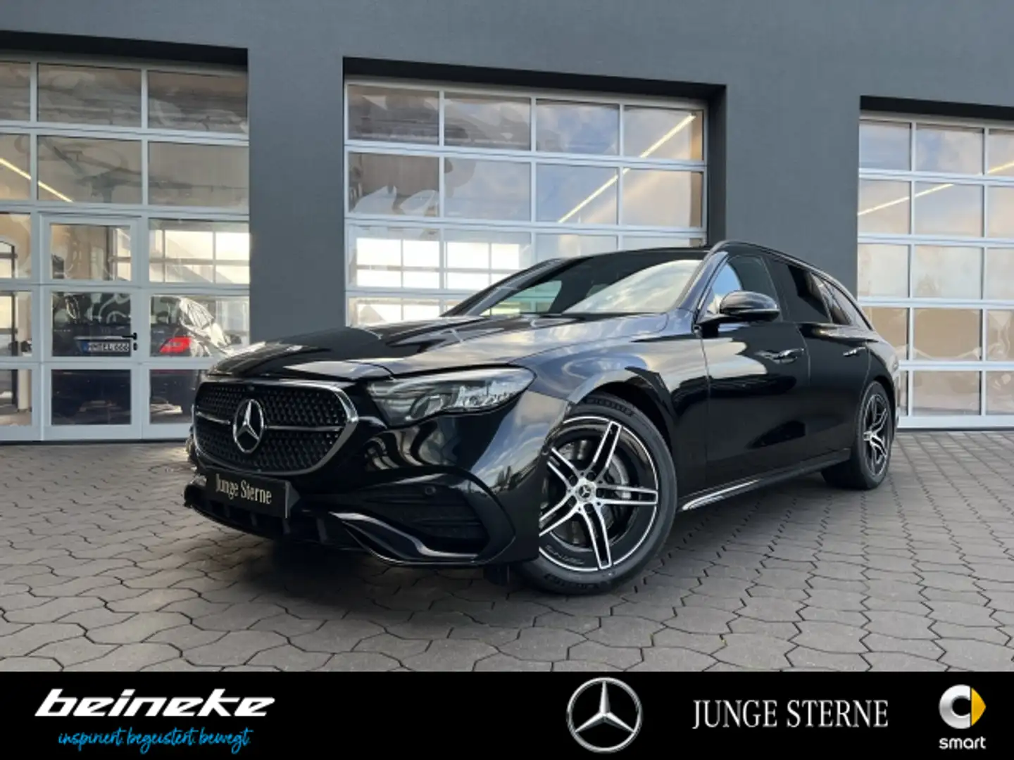 Mercedes-Benz E 220 E 220 d T AMG Night LED AHK Keyless Distronic SH Schwarz - 2