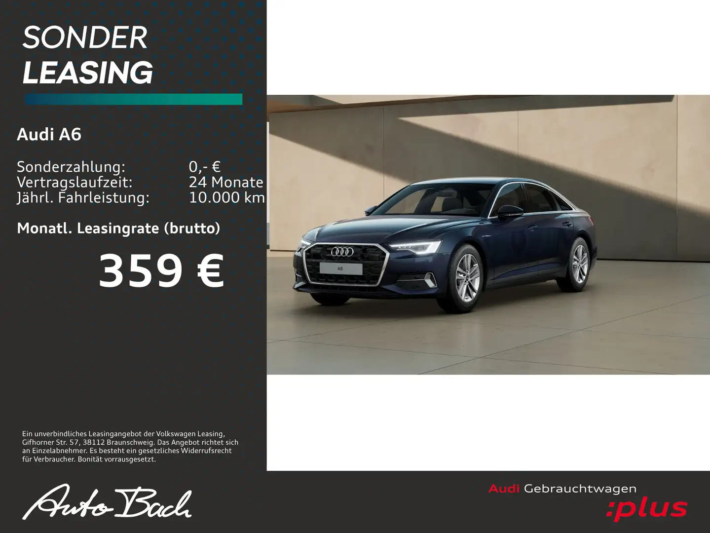Audi A6 advanced 40TDI Stronic Navi LED virtual ACC E Blauw - 1
